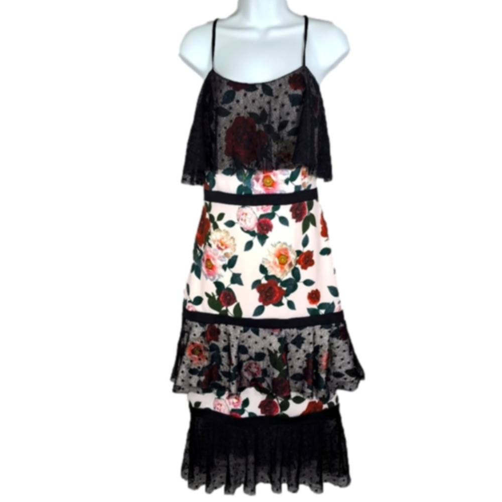 Forest Lily Floral mermaid Lace dress‎